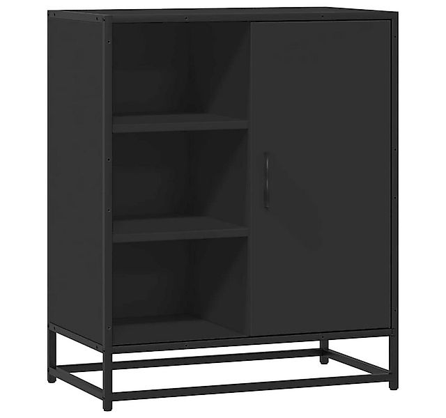 vidaXL Sideboard Sideboard Schwarz 62x35x76 cm Holzwerkstoff (1 St) günstig online kaufen