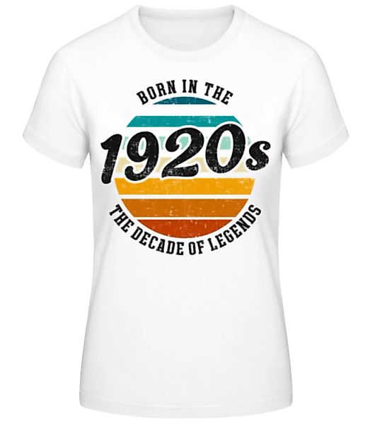 1920 The Decade Of Legends · Frauen Basic T-Shirt günstig online kaufen