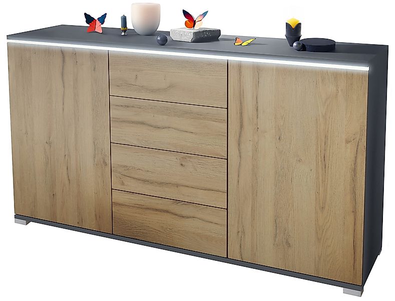 Vladon Sideboard Faro V1 (Kommode mit günstig online kaufen