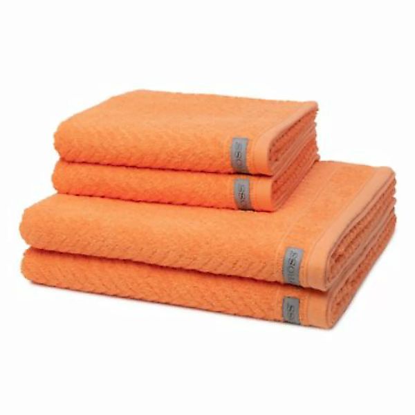 Ross 2 X Handtuch 2 X Duschtuch - im Set Smart Handtücher orange günstig online kaufen