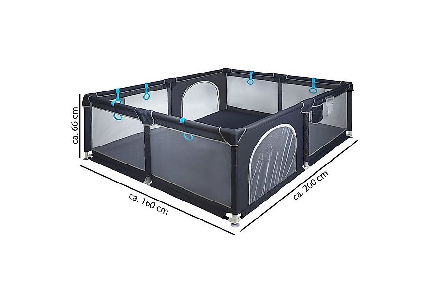 ONVAYA Laufgitter mit Insektenschutznetz, Laufstall, Babyzaun, Krabbelgitte günstig online kaufen