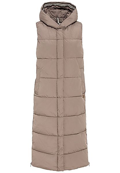 camel active Longweste Lange Steppweste aus günstig online kaufen