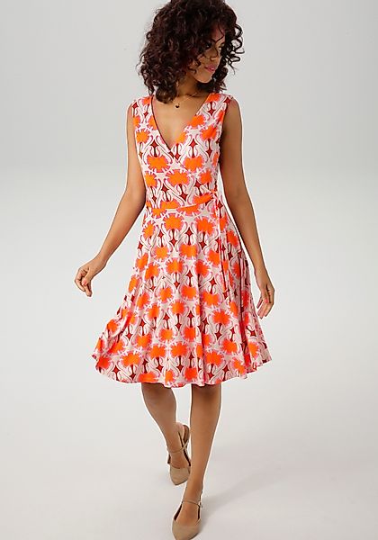 Aniston CASUAL Sommerkleid, mit extravagantem Retro-Muster - jedes Teil ein günstig online kaufen