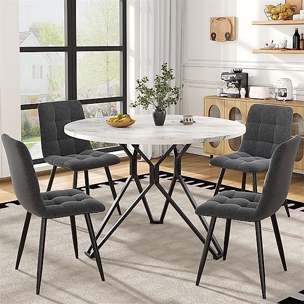 MODFU Essgruppe Stylisches Esstisch,Esszimmerstühle,Esstisch-Set, (Esstisch günstig online kaufen