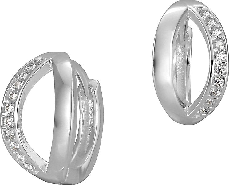 SilberDream Paar Creolen SilberDream Ohrringe 14mm günstig online kaufen