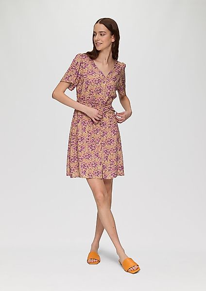 QS Minikleid Kleid Luftiges Viskosekleid mit günstig online kaufen