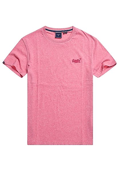 Superdry Herren T-Shirt VINTAGE LOGO EMB TEE Mid Pink Grit Pink günstig online kaufen