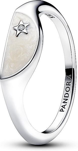 Pandora Fingerring Pandora ME Halbierter Emaille Siegelring 193325C01 Damen günstig online kaufen