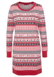 LASCANA Nachthemd mit winterlichem Druck günstig online kaufen