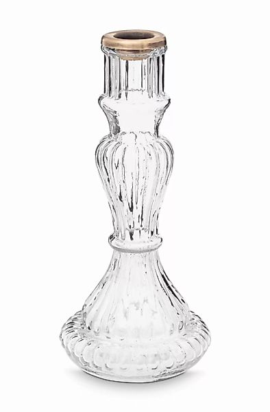 PIP STUDIO Kerzenleuchter Kerzenhalter clear glass Rim 20 cm (klar) günstig online kaufen