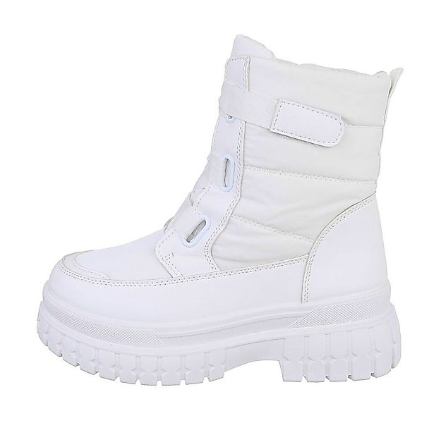 Ital-Design Damen Snowboots Freizeit Snowboots Blockabsatz Plateaustiefelet günstig online kaufen