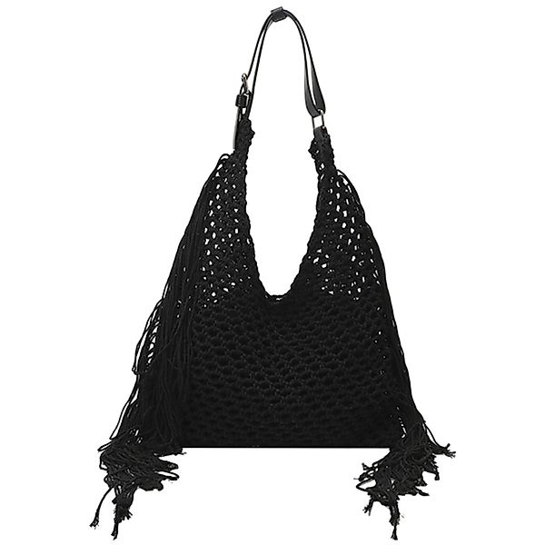Refttenw Umhängetasche Hohle Strandtasche, Quasten-Einkaufstasche, gewebte günstig online kaufen
