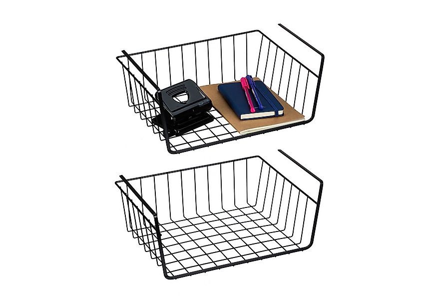 relaxdays Einhängekorb Unterregalhängekorb im 2er Set (2er Set) günstig online kaufen