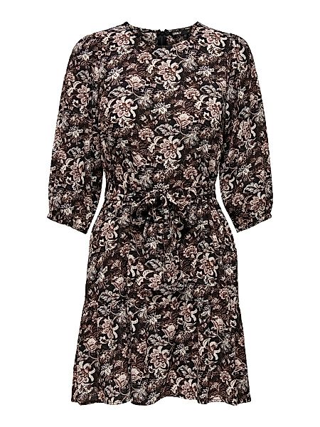 ONLY Petite 3/4-puffärmel- Kleid Damen Schwarz günstig online kaufen