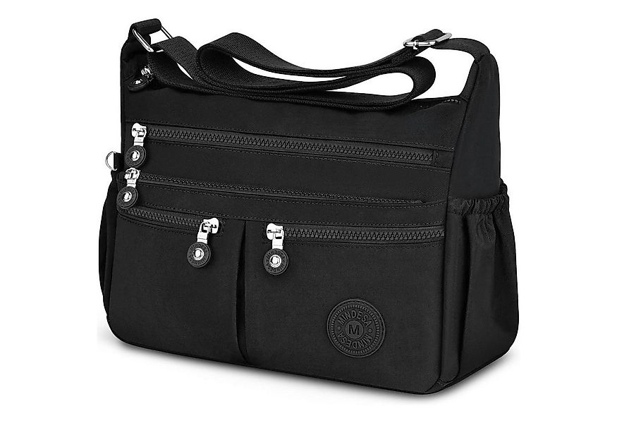 LuxusKollektion Umhängetasche Große Crossbody Bag Damen Wasserdicht Nylon L günstig online kaufen