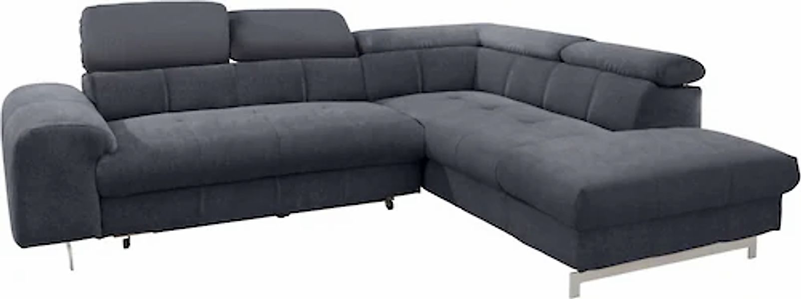 COTTA Ecksofa »Chef L-Form«, mit Kopfteilverstellung, wahlweise mit Bettfun günstig online kaufen