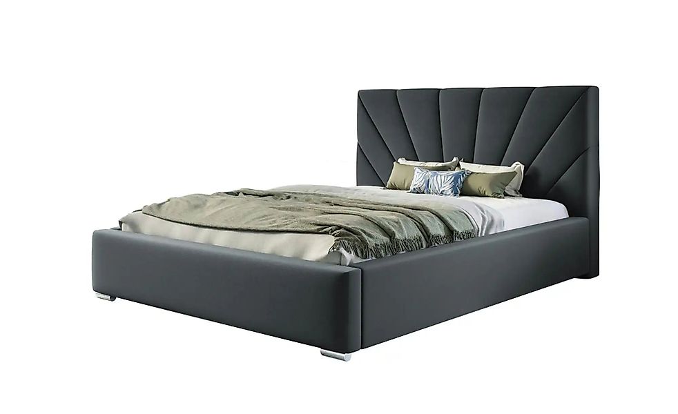 Polsterbett mit Stauraum Slough ¦ grau ¦ Maße (cm): B: 200 H: 104 Betten > günstig online kaufen