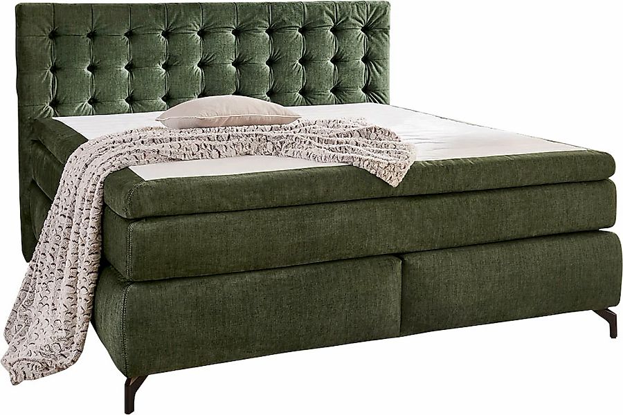 Jockenhöfer Gruppe Boxspringbett "Jessica inklusive 9cm Kaltschaum-Topper" günstig online kaufen