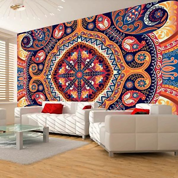 artgeist Fototapete Exotic mosaic mehrfarbig Gr. 300 x 210 günstig online kaufen