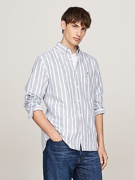 Tommy Hilfiger Langarmhemd MULTI STRIPE OXFORD günstig online kaufen