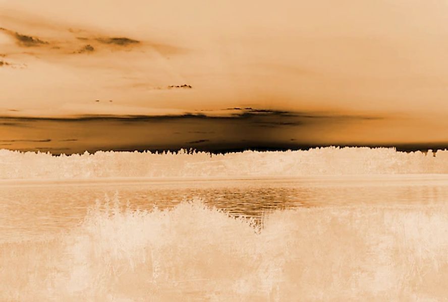 Architects Paper Fototapete »Atelier 47 Landscape Artwork 1« Wald glatt Vli günstig online kaufen