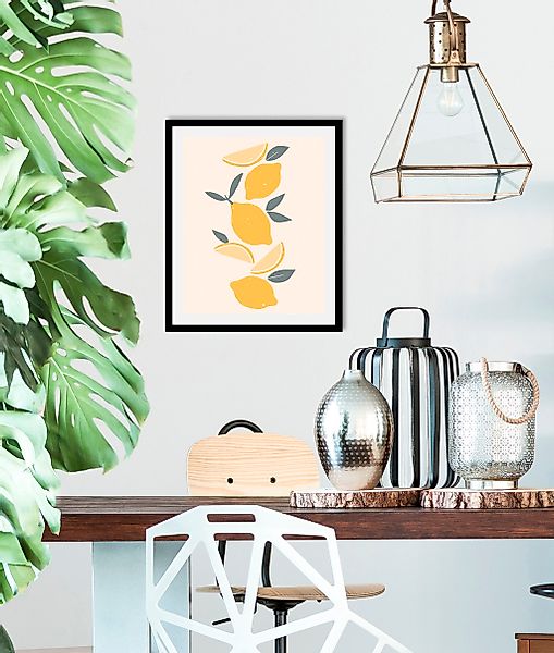 queence Bild "Zitronen", Obst-Obst Bilder-Essen-Lebensmittel-Kunst, (1 St.) günstig online kaufen