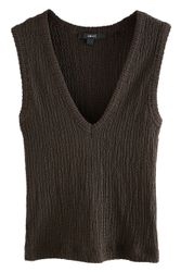 Next Trägertop Strukturiertes Tanktop mit V-Ausschnitt günstig online kaufen