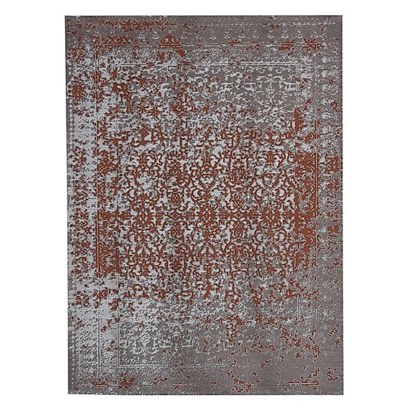MeGusta Flachflor Teppich Vintage Beige - Rost Polyester 120x170 cm Luisa günstig online kaufen