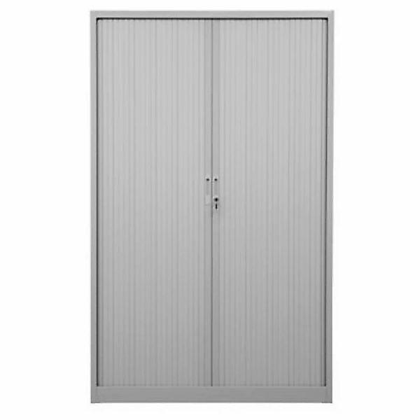 PROREGAL Rollladenschrank Weasel 5 Ordernhöhen HxBxT 195 x 120 x 46 cm Grau günstig online kaufen