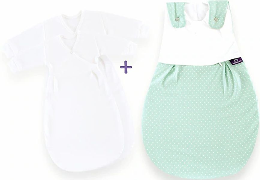 Träumeland Babyschlafsack »Set Pünktchen mint«, (Packung, 3 tlg., 3er-Pack) günstig online kaufen