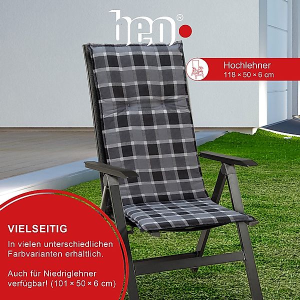 beo Polsterauflage Saumauflage Hochlehner Barcelona im günstig online kaufen
