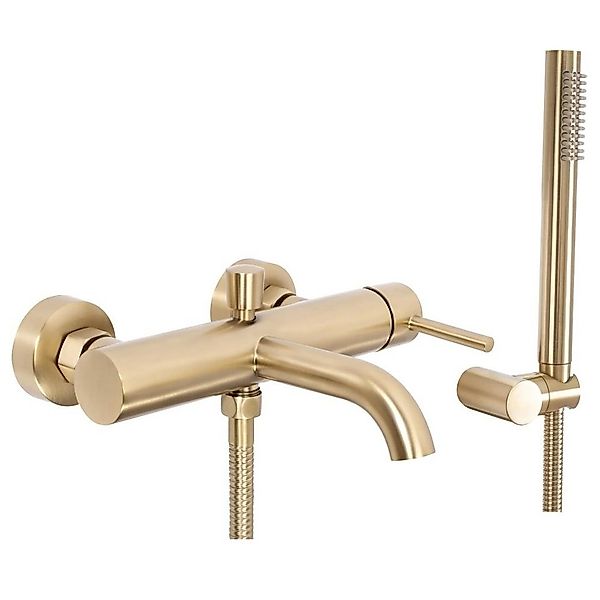 wohnwerk.idee Wannenarmatur Badewannenarmatur Gold, Messing Einhebelmischer günstig online kaufen
