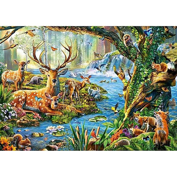 Castorland Puzzle Puzzle Leben im Wald günstig online kaufen