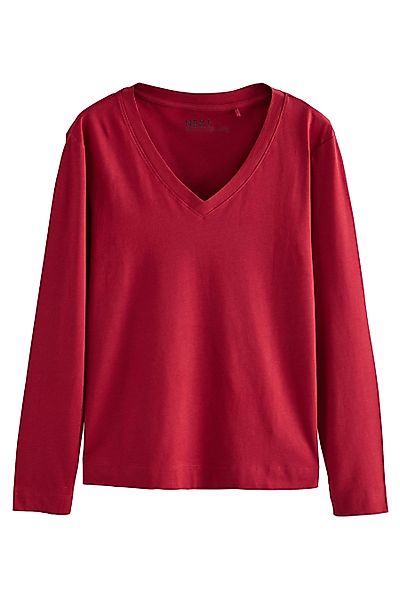 Next T-Shirt Legeres Langarmshirt aus Baumwoll-Modal-Gemisch günstig online kaufen