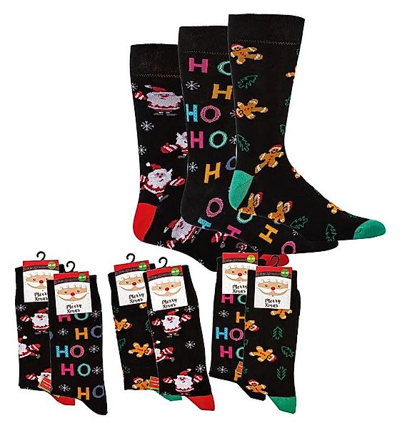 Socks 4 Fun Freizeitsocken Weihnachtssocken Weihnachten günstig online kaufen
