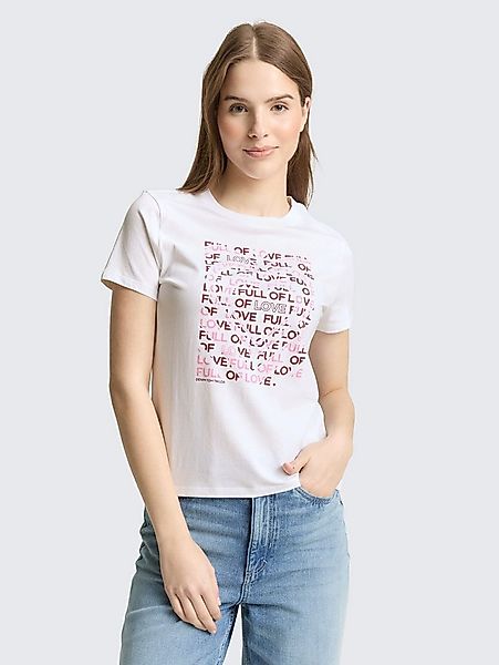 TOM TAILOR Denim T-Shirt T-Shirt T-Shirt aus Baumwolle günstig online kaufen