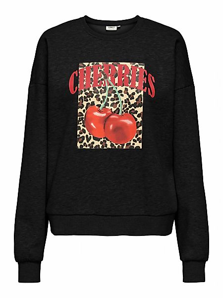 ONLY Sweatshirt "ONLJOLANA L/S O-NECK BERRY PRINT CS SWT" günstig online kaufen