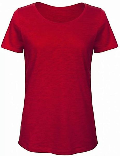 B&C Rundhalsshirt Damen T-Shirt / 100% SLUB Organic Cotton TEE mit Rundhals günstig online kaufen
