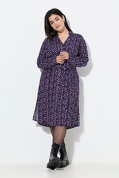 Angel of Style Midikleid Hemdblusenkleid Midilänge Punkte Langarm günstig online kaufen