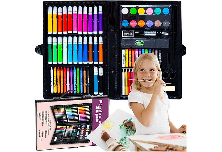 MAALEO Kreativset 86-tlg. Malset im Koffer – Kreativset für Kinder ab 3 Jah günstig online kaufen