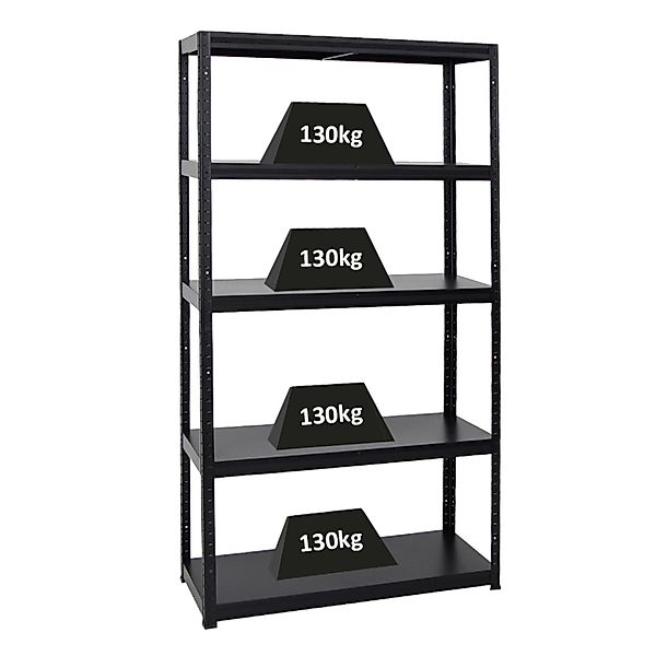 PROREGAL® Schwerlastregal Stabiles Metallsteckregal STEEL EAGLE mit 5 Fachb günstig online kaufen
