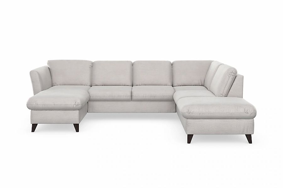 Home affaire Wohnlandschaft "Trelleborg U-Form" wahlweise mit Bettfunktion günstig online kaufen