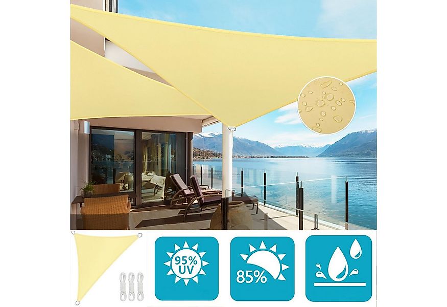 Sunicol Sonnensegel Wasserdicht Sonnensegel, mit UV Schutz, Oxford-Gewebe, günstig online kaufen