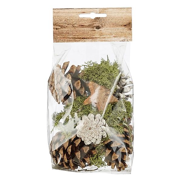 Mica Decorations Potpourri Zapfen & Moos Mischung 100 g Grün-Braun günstig online kaufen