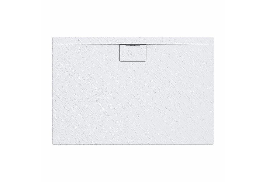 doporro Duschwanne Duschtasse flach aus Mineralguss DIN-Anschlüsse Boden Ge günstig online kaufen