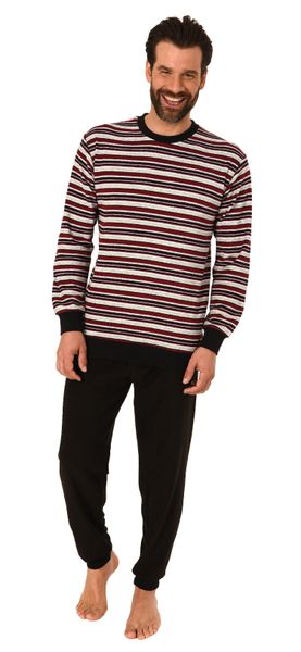 Normann Pyjama Herren Frottee Schlafanzug mit günstig online kaufen
