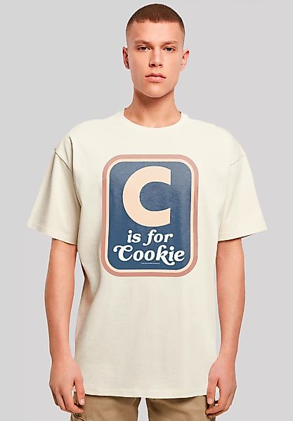 F4NT4STIC T-Shirt "Sesamstraße C is for Cookie", Premium Qualität, Weihnach günstig online kaufen