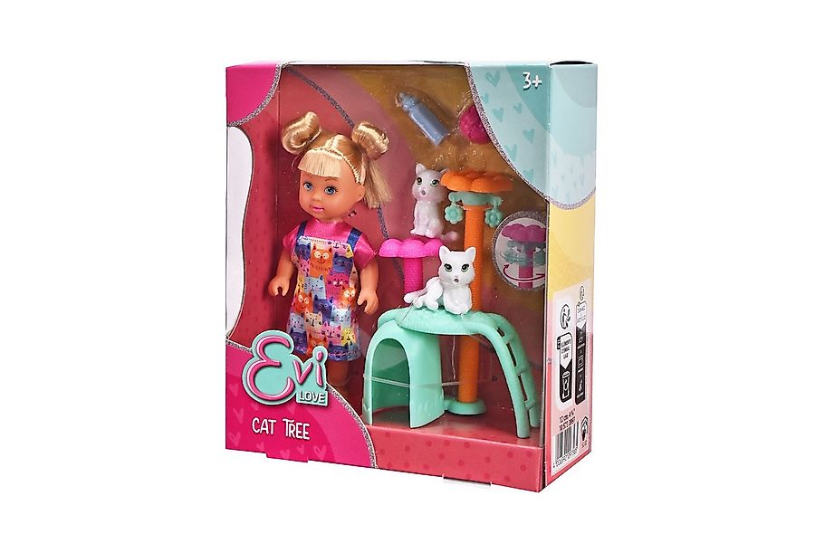 Simba Dickie Anziehpuppe Puppe Evi LOVE Cat Tree 12cm günstig online kaufen