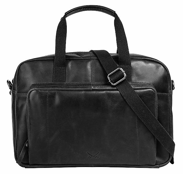 Sansibar Aktentasche "Businessbag Black" echt Leder günstig online kaufen