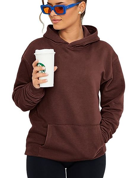 DAILY COTTON Hoodie DCPRESOV Damen Basic Oversized Kapuzensweatshirt Raglan günstig online kaufen